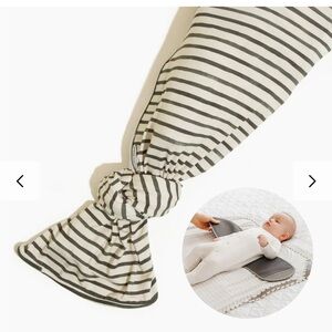 Freshly Picked Striped Baby Bib